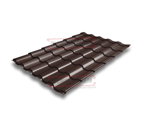 Металлочерепица Кредо RAL8017 Drap-0,45