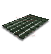 Металлочерепица Кредо RAL6020 Velur-0,5