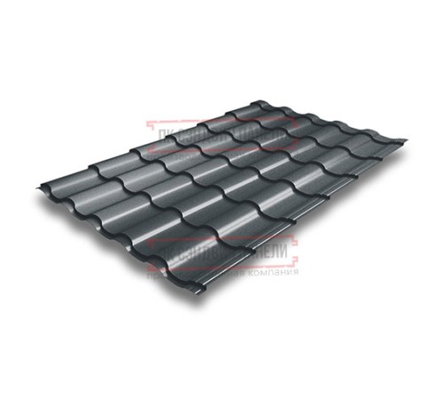 Металлочерепица Кредо RAL7016 Velur-0,5