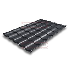Металлочерепица Кредо RAL7024 Drap-0,45