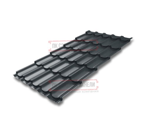 Металлочерепица Квинта плюс RAL7016 Rooftop Matte-0.5
