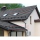 Металлочерепица Квинта плюс 3D RAL7024 Velur 20-0,5