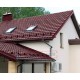 Металлочерепица Квинта плюс 3D RAL3005 Velur 20-0,5