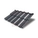 Металлочерепица модульная Квинта Uno 3D RAL7024 Satin-0,5