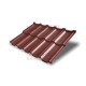 Металлочерепица модульная Квинта Uno 3D RR29 GreenСoat Pural-0,5