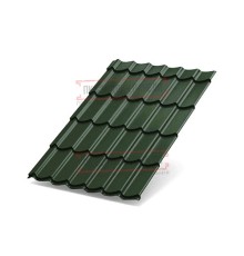 Металлочерепица Макси RAL6007 Viking-0.45