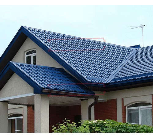 Металлочерепица Монкатта RAL5005 Satin-0,5