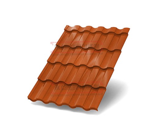 Металлочерепица Монтекристо-XL Copper/Copper AGNETA-20-0.5