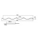 Металлочерепица Монтерроса-X RAL8004 Norman-0.5