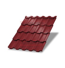 Металлочерепица Трамонтана-SL RAL3011 Norman-0.5