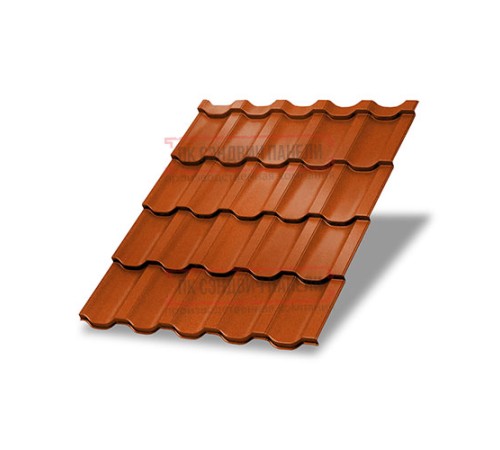 Металлочерепица Трамонтана-S Copper/Copper AGNETA-20-0.5