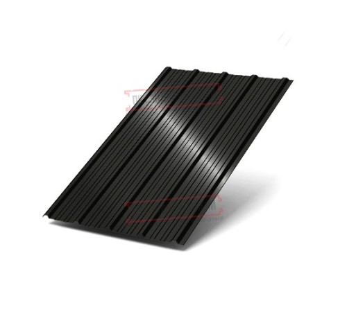 Профнастил ММ35-1000 Viking RAL9005-0.5