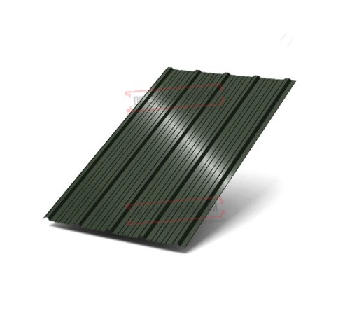 Профнастил ММ35-1000 Viking RAL6007-0.5
