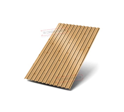 Профилированный лист МП10х1100 ECOSTEEL_MA-Сосна-0.5