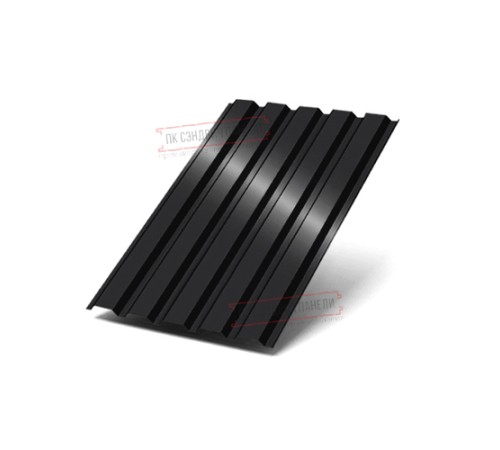 Профнастил МП35-1035 Viking E RAL-9005-0.5