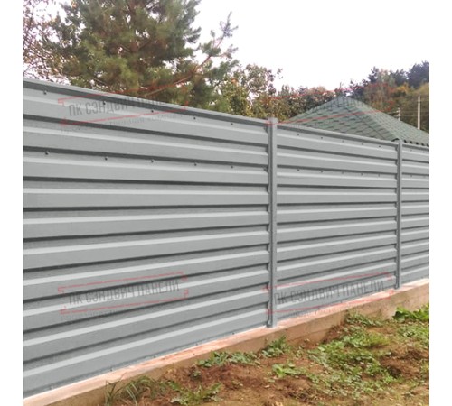 Профилированный лист МП35-1035 Призма RAL-9006-0.5