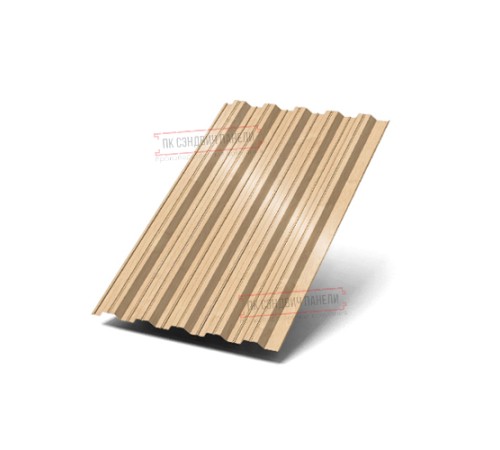 Профнастил НС35-1000 ECOSTEEL-Клен-0.5
