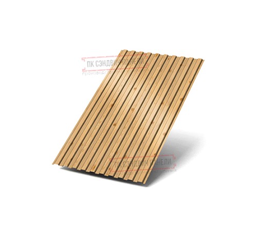 Профилированный лист С8х1150 ECOSTEEL_T-Сосна-0.5