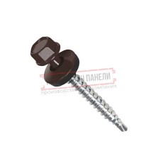 Саморезы 4,8х50 RAL 8017 (150 шт)