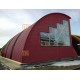 Сэндвич-панели арочные с пенополистиролом, ширина 1200 мм, толщина 10 мм, 0.5/0.5, RAL3005