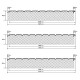 Сэндвич-панели двухслойные с пенополистиролом, ширина 1000 мм, толщина 40 мм, 0.5, RAL5005