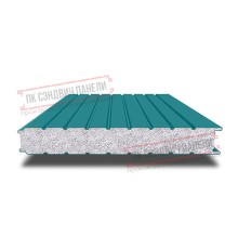 Сэндвич панели стеновые с пенополистиролом, ширина 1000 мм, толщина 140 мм, 0.5/0.5, RAL5021