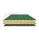 Сэндвич панели стеновые с пенополиизоциануратом, ширина 1000 мм, толщина 20 мм, 0.5/0.5, RAL6002