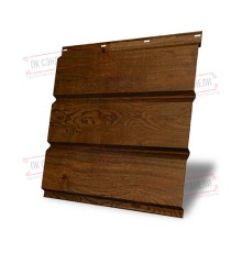 Софит металлический без перфорации 0,45 Print Premium с пленкой Antique Wood