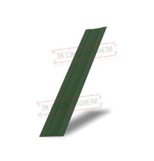 Крепежная планка жалюзи Milan,Tokyo 0,5 Velur RAL 6020 хромовая зелень