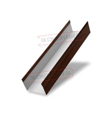 Крышка 45х20 жалюзи Texas 0,45 Print Elite Choco Wood