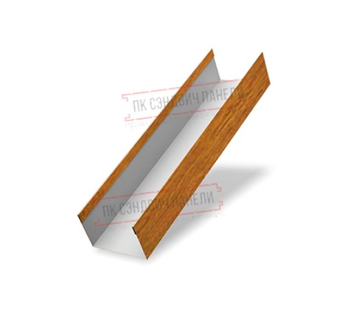 Крышка 45х20 жалюзи Texas 0,45 Print Elite Golden Wood