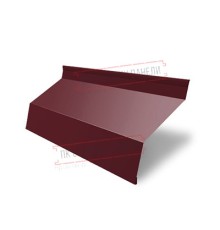 Ламель жалюзи Milan new 0,45 PE-Double с пленкой RAL 3005 красное вино