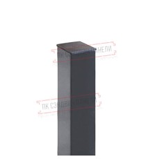 Столб 62х55х1,4х2500 RAL 7024
