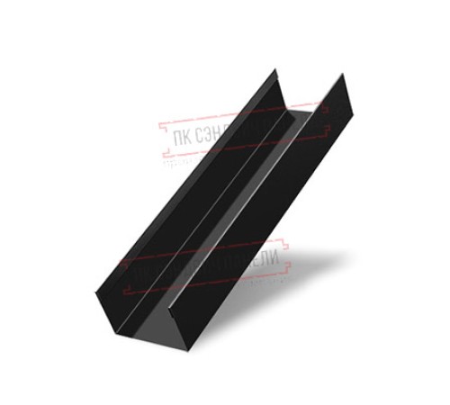 Стойка жалюзи Milan,Tokyo 0,45 Drap RAL 9005 черный