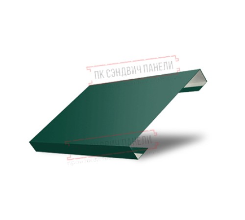 Ламель лицевая 150 жалюзи Texas 0,45 Drap RAL 6005 зеленый мох