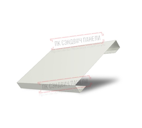 Ламель лицевая 150 жалюзи Texas 0,45 Drap RAL 9003 сигнальный белый