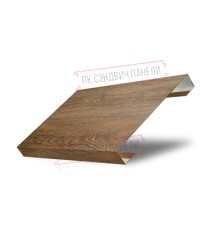Ламель обратная 150 Texas стартовая/финишная для калиток и ворот 0,45 PT Premium Antique Wood