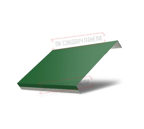 Ламель обратная 150 жалюзи Texas 0,45 PE с пленкой RAL 6002 лиственно-зеленый