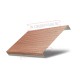Ламель обратная 150 жалюзи Texas 0,45 Print Elite White Wood
