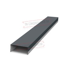 Крепежная планка верхняя Texas 0,5 Rooftop Matte RAL 7016 антрацитово-серый