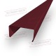 Декоративная планка П - 60х30, двухсторонний ПЭ, Ral 3005 - 0,5мм