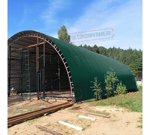 Профнастил МП10ПГ-0.65, Ширина-1100, Полиэстер RAL6005